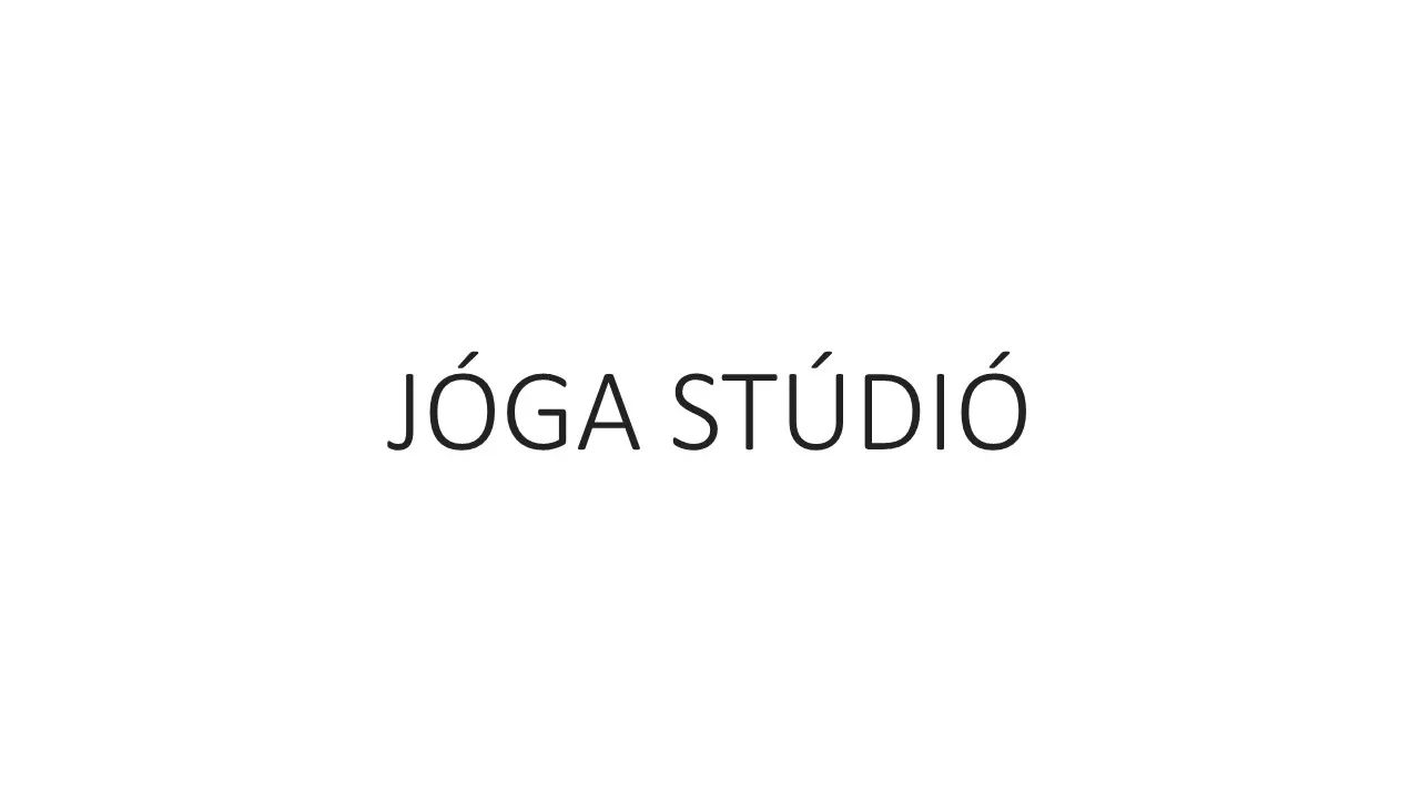 Jóga Stúdió Logo